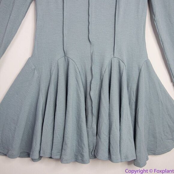 NEW Free People Little Love Thermal Mini Dress , M - Picture 4 of 16